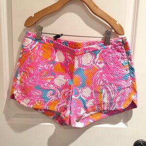 Lilly Pulitzer Pink, Orange & Blue Printed Shorts